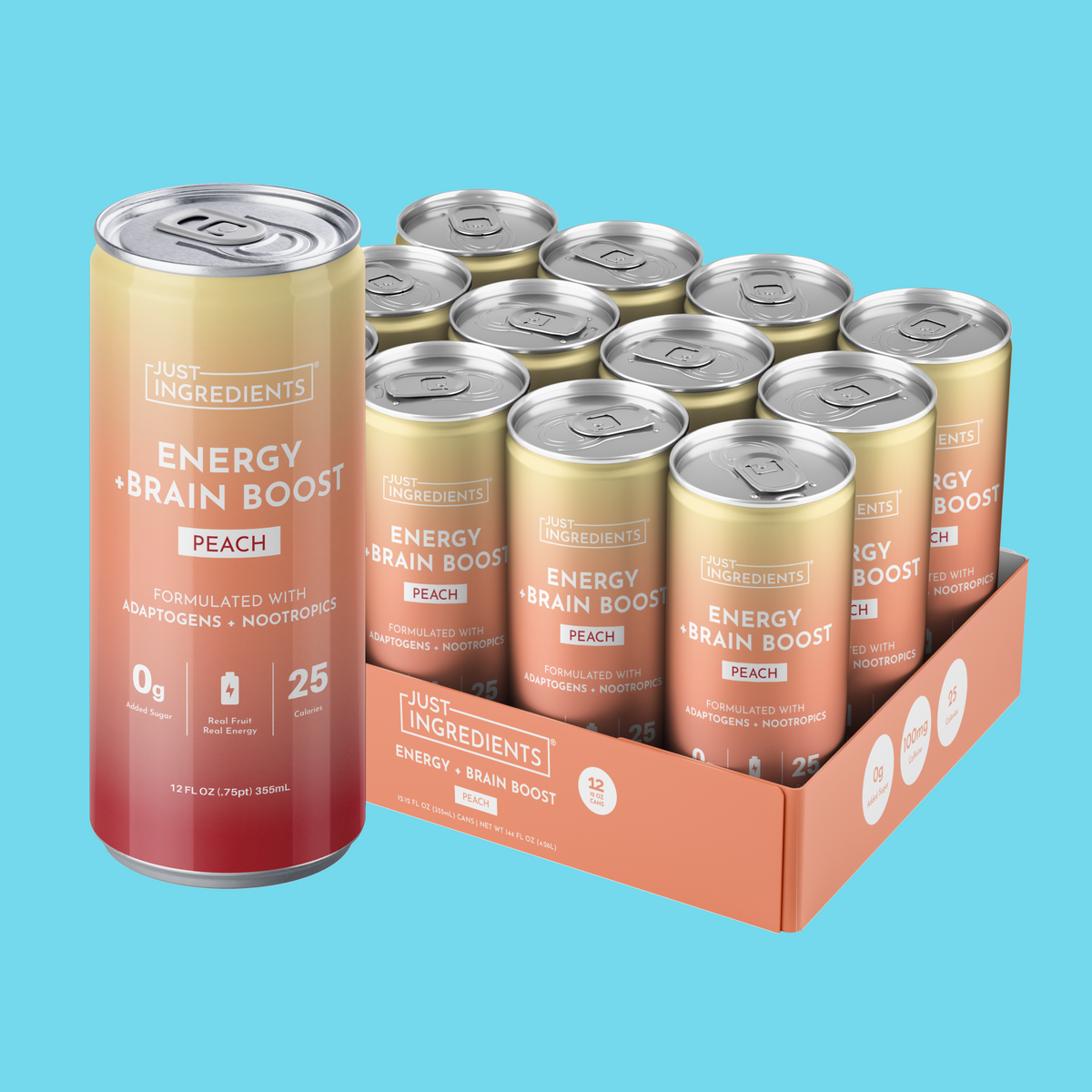 Just Ingredients Energy + Brain RTD