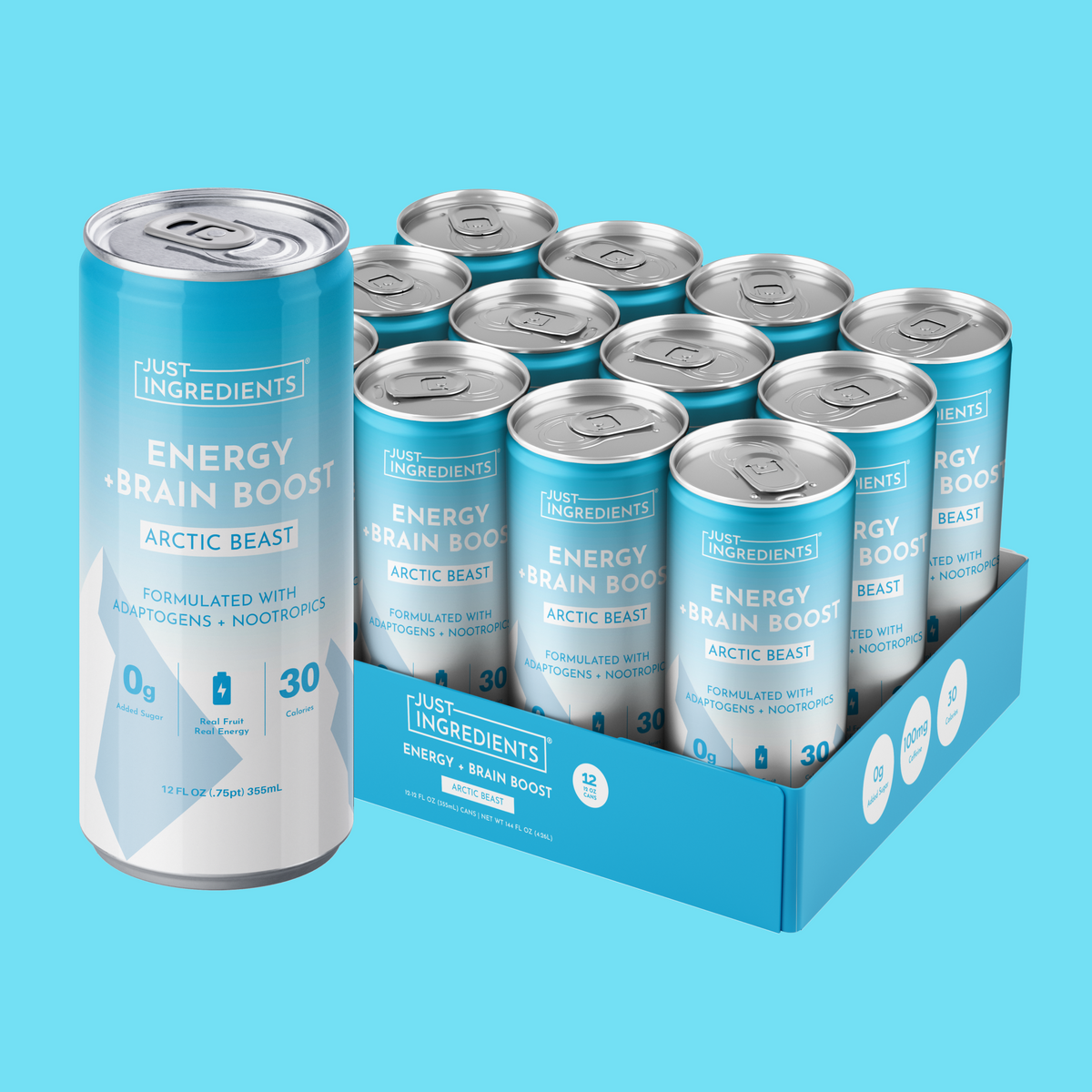 Just Ingredients Energy + Brain RTD