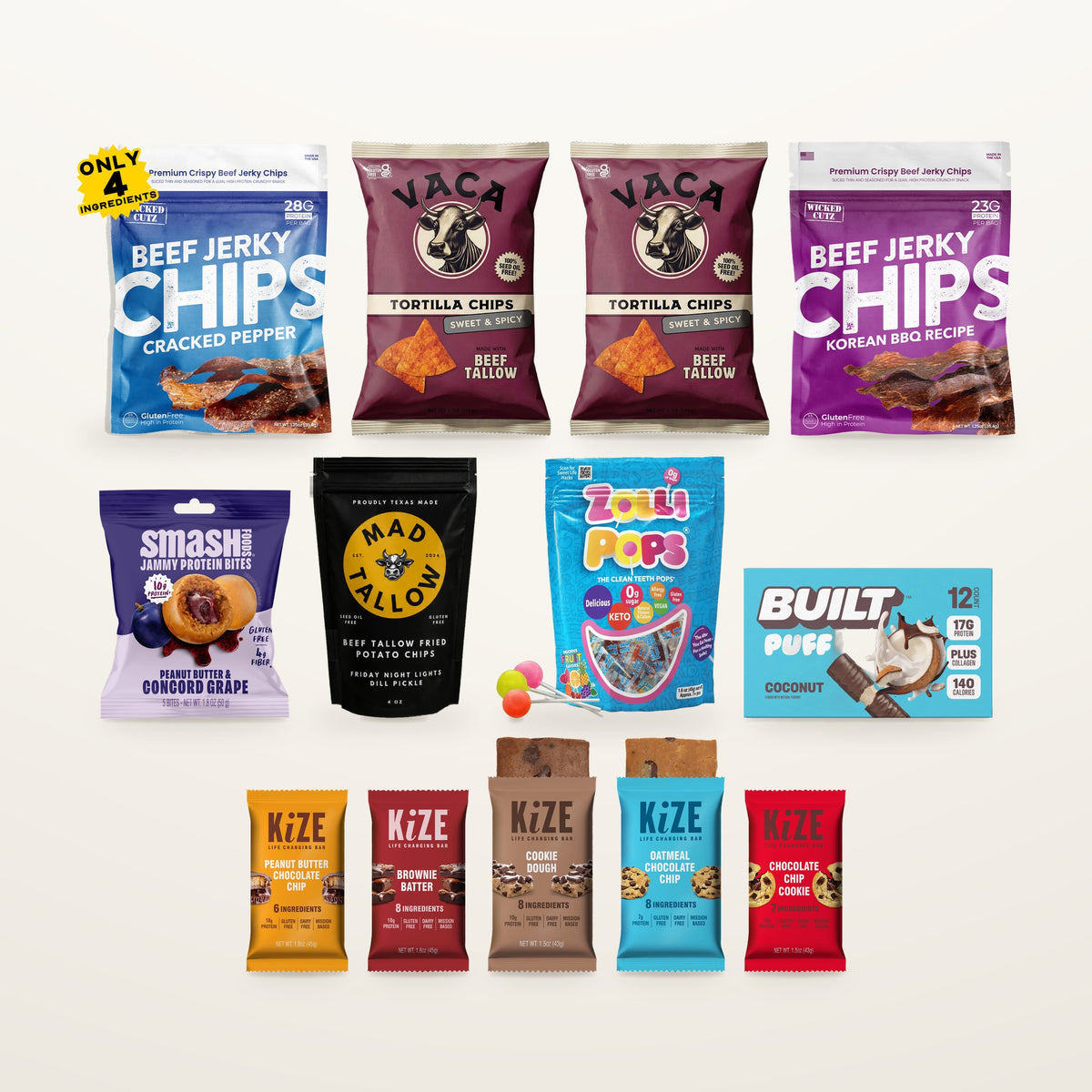 Strong Families Snack Stash bundle contents
