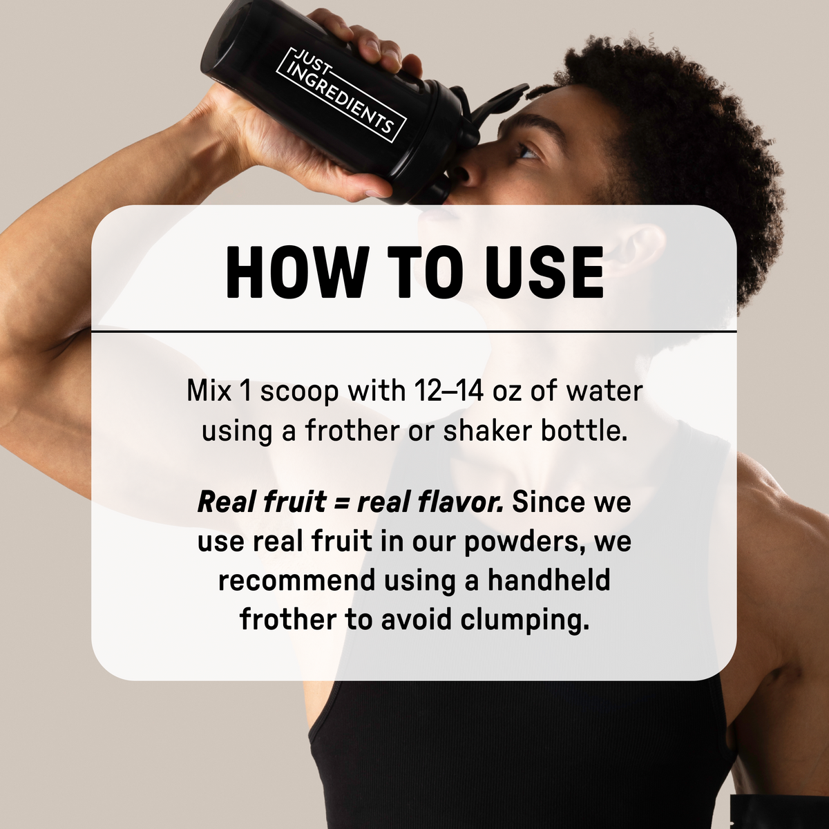 Just Ingredients Sports Line Recovery Powder