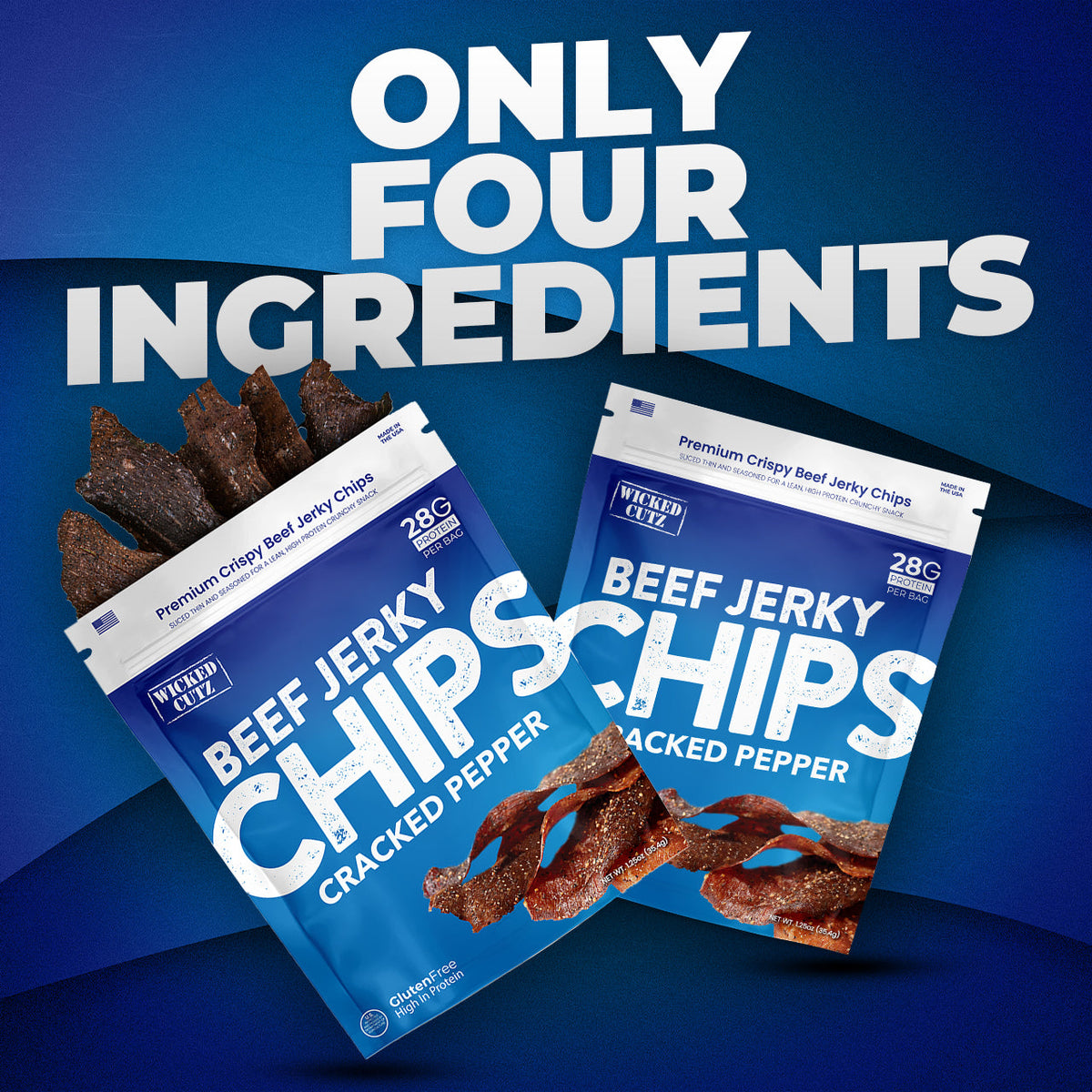 Cutz Beef Jerky Chips