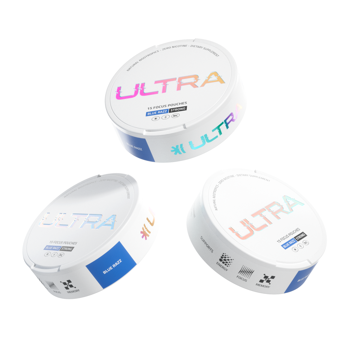 Ultra Pouches Focus (Regular) – Blue Razz