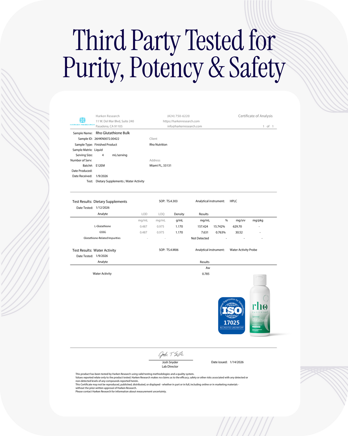 RHO Glutathione