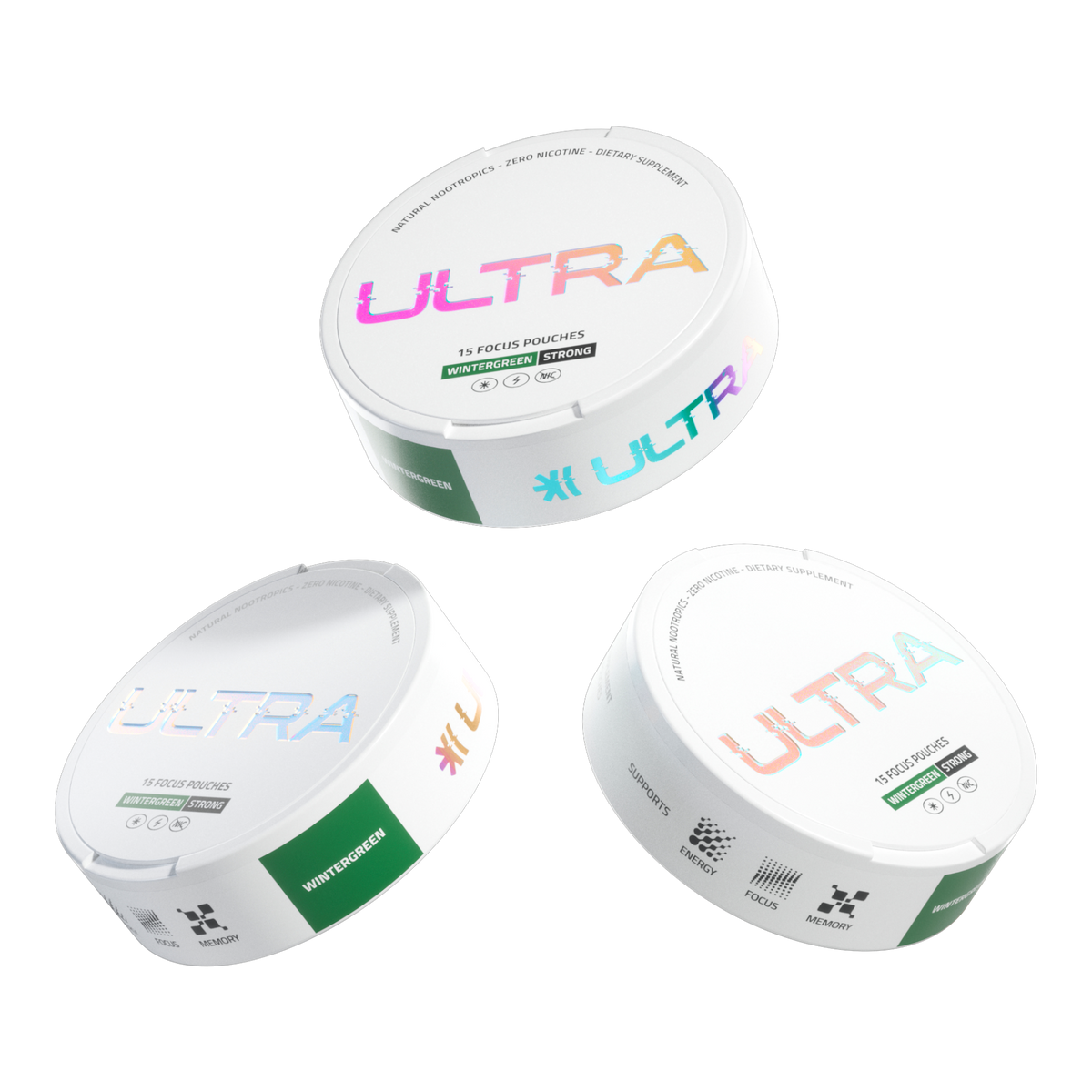 Ultra Pouches Focus (Regular) – Wintergreen