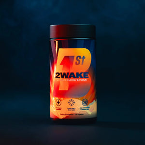 B1st 2WAKE front of bottle