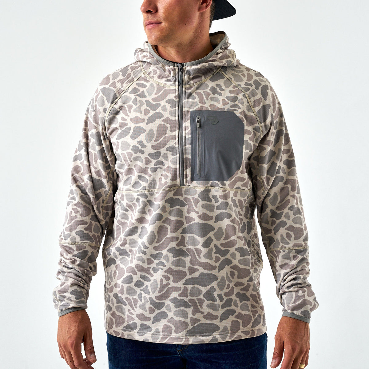Performance Quarter Zip - Classic Deer Camo