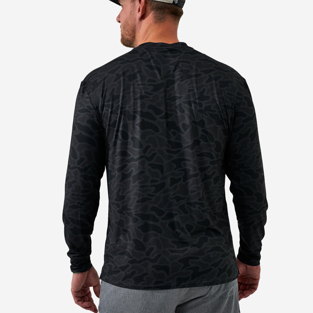 Burlebo Long Sleeve Go To Tee - Black Camo