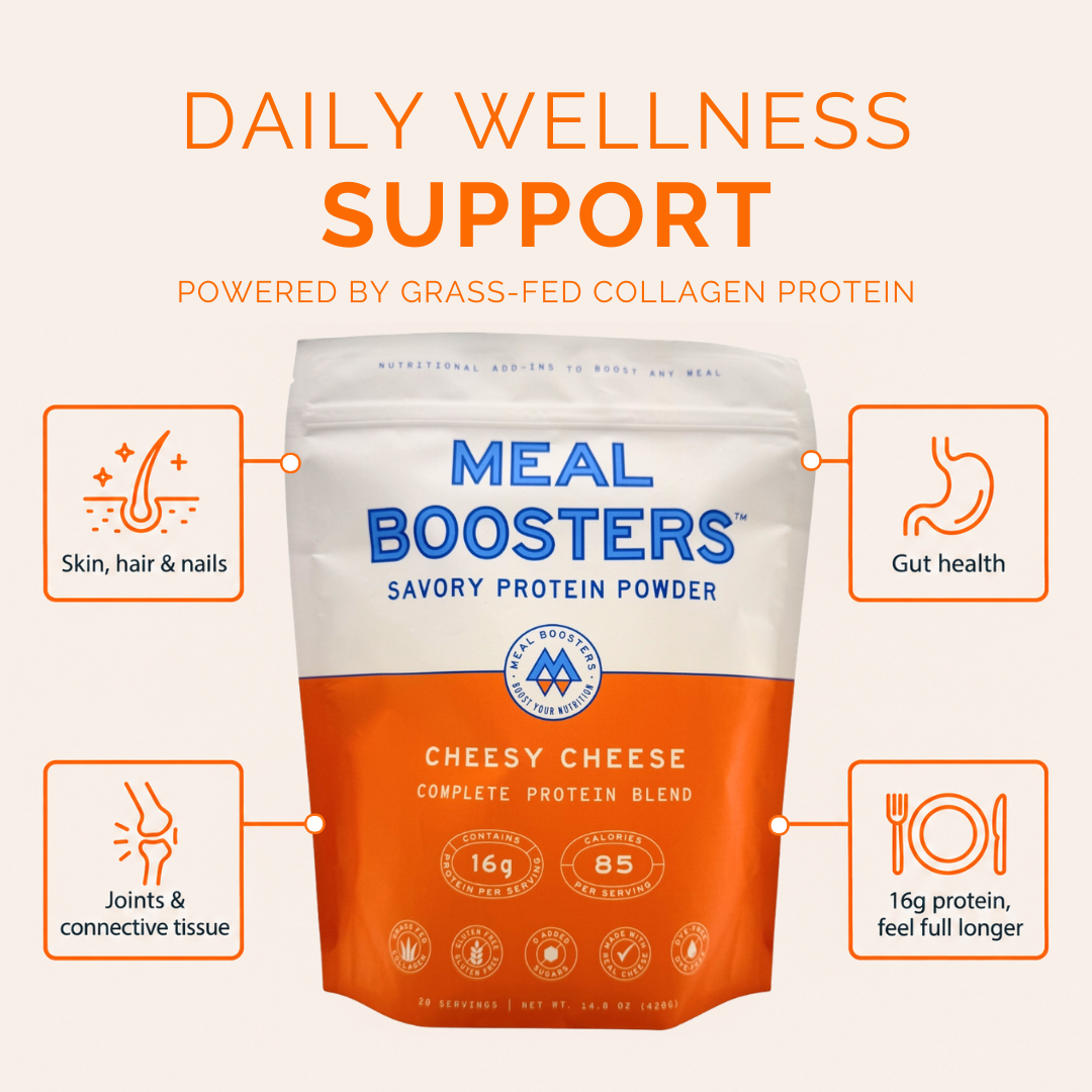 Meal Boosters | Collagen Protein - Cheesy Cheese, 20 Servings