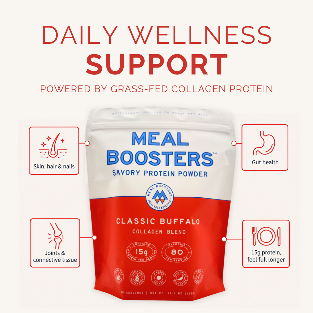 Meal Boosters | Collagen Protein - Classic Buffalo, 20 Servings
