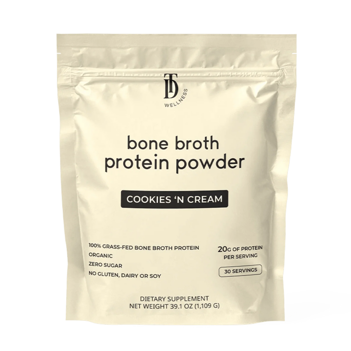 Taylor Dukes Bone Broth Protein - Cookies N Cream