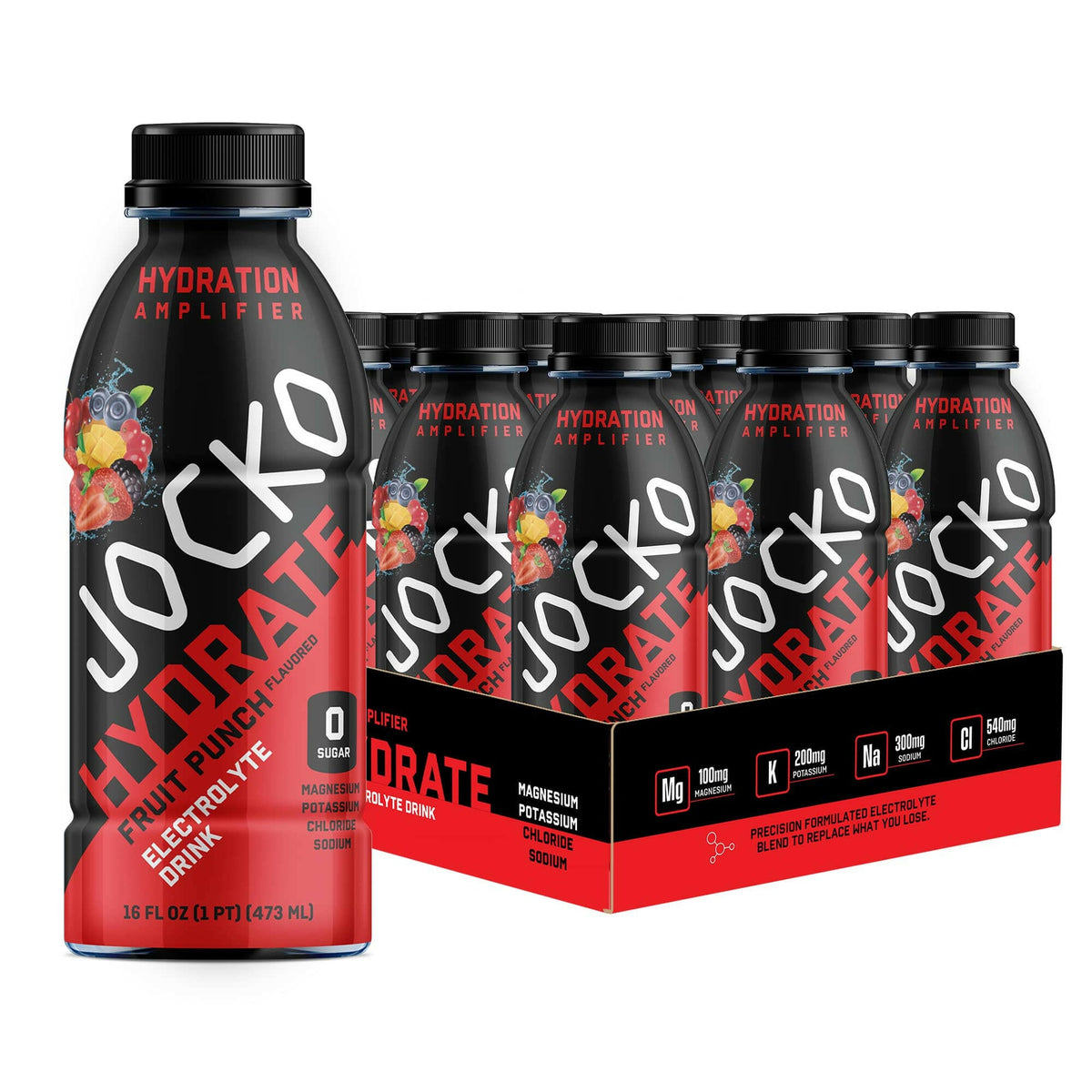 Jocko Hydrate Fruit Punch 12 Pack
