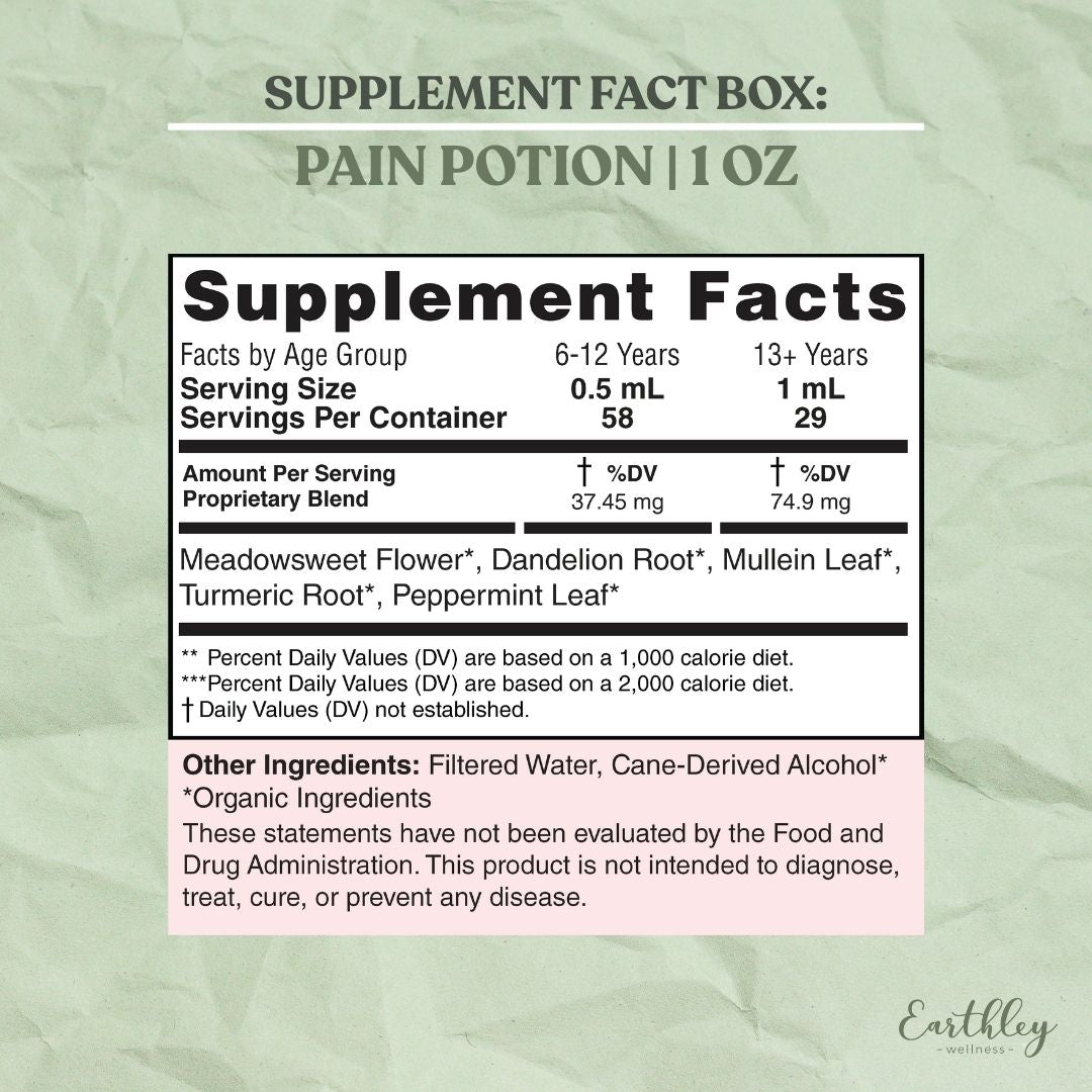 Earthley Pain Potion