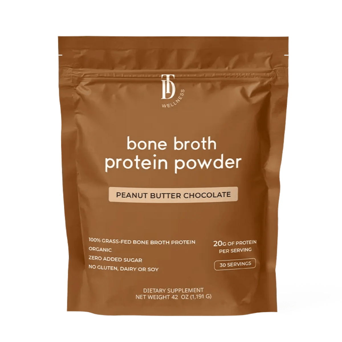 Taylor Dukes Bone Broth Protein - Peanut Butter Chocolate