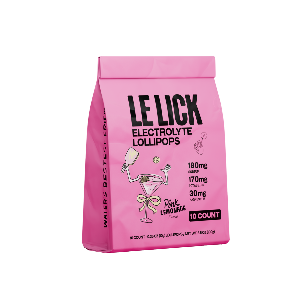 LeLick | Electrolyte Lollipops - Pink Lemonade