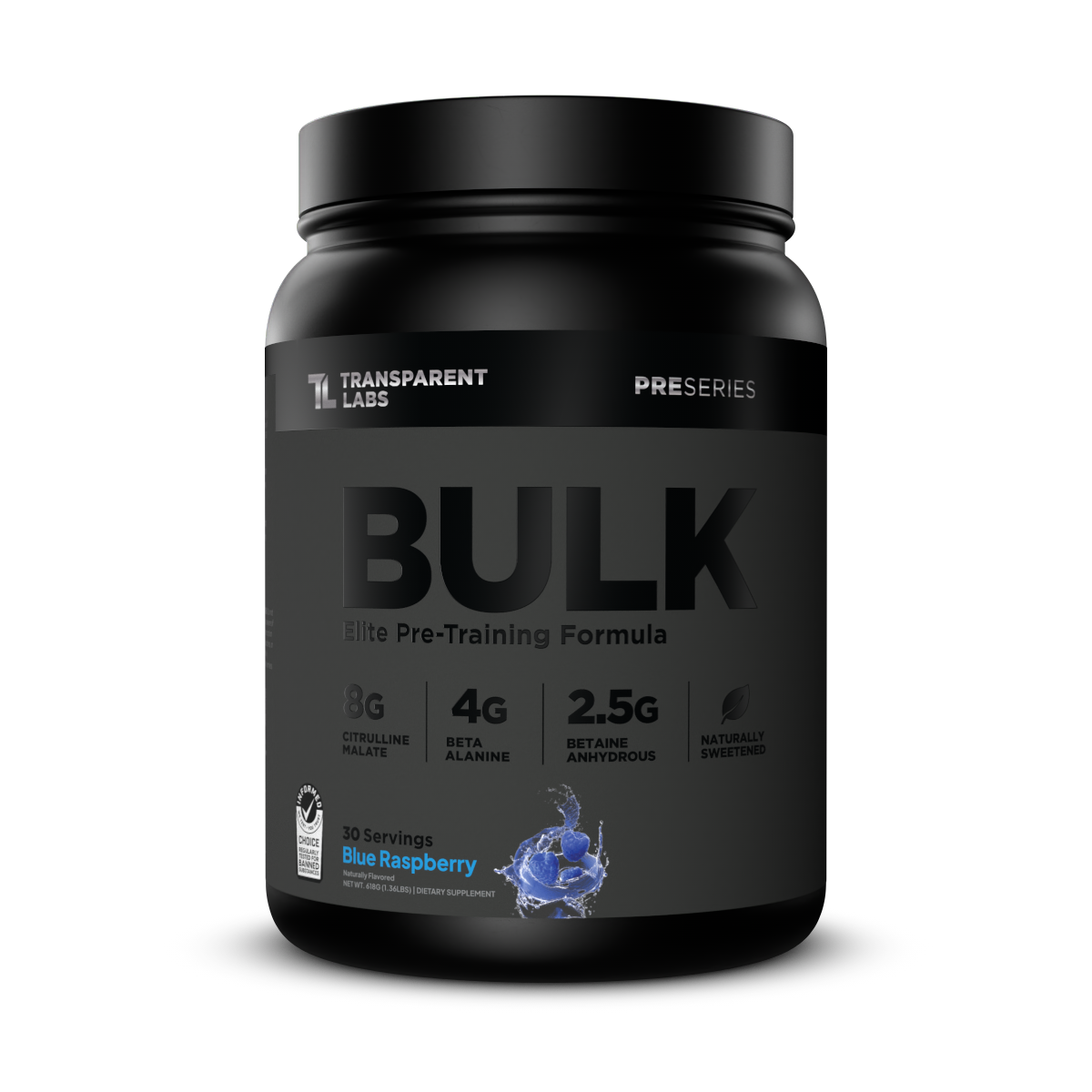 Transparent Labs | Bulk BLACK Pre Workout