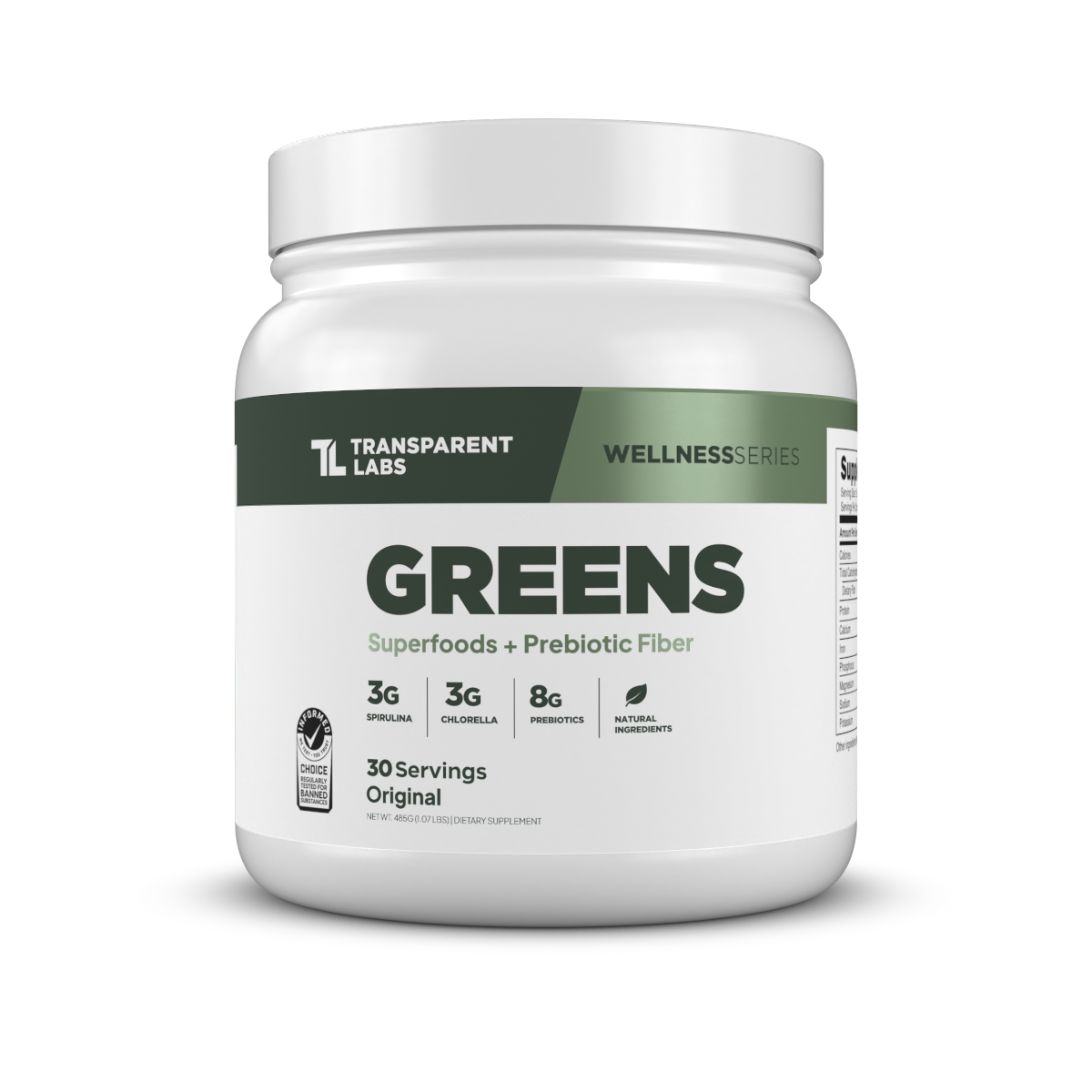 Transparent Labs | Prebiotic Greens