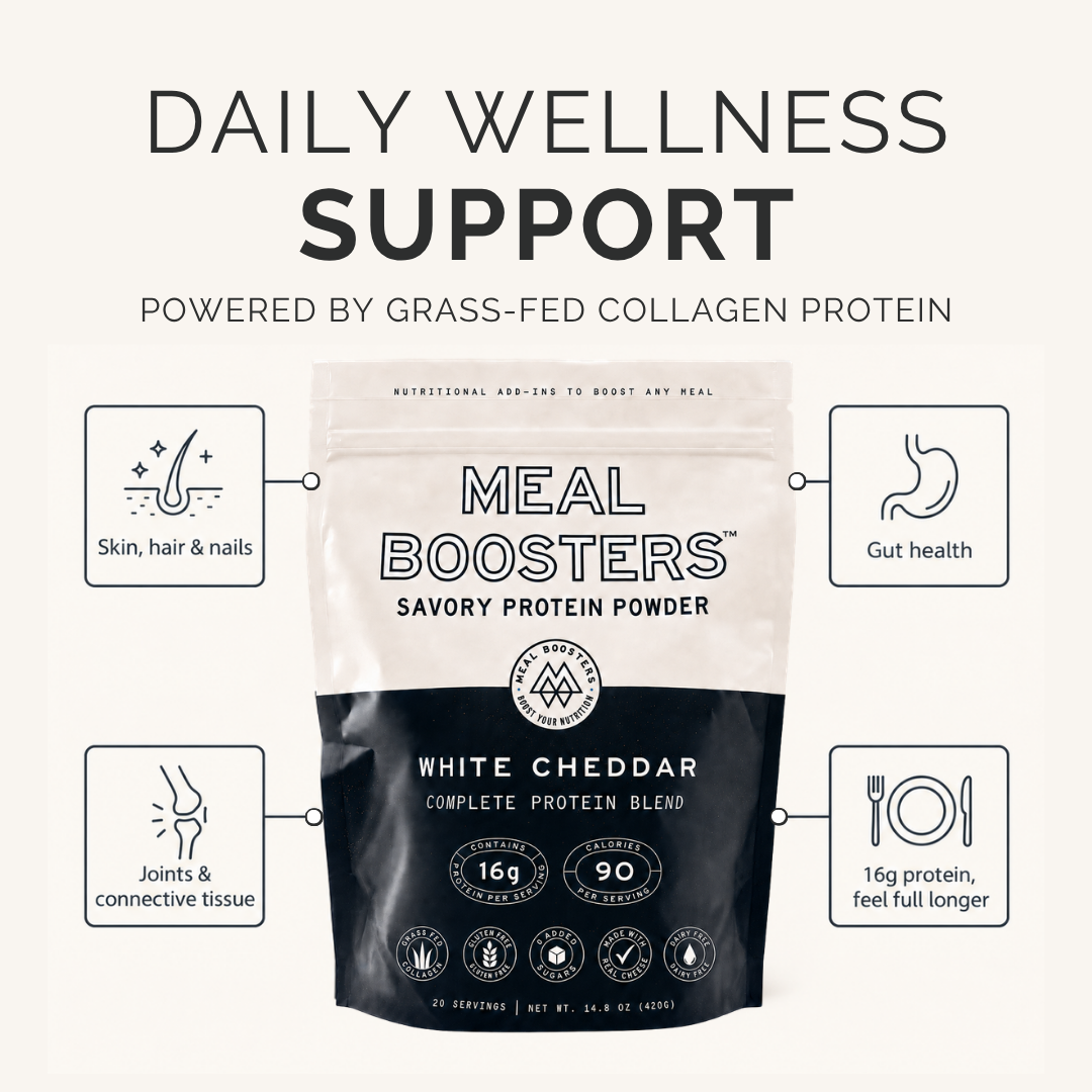 Meal Boosters | Collagen Protein - White Cheddar, 20 Servings