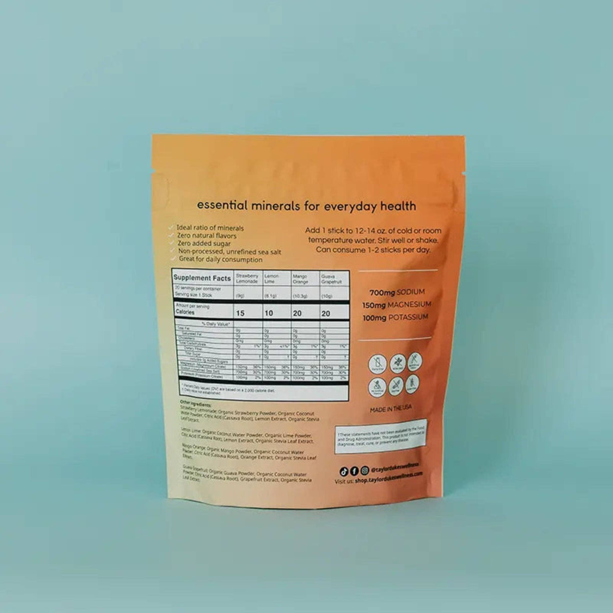 Taylor Dukes Electrolyte Drink Mix - Variety Pack (3)