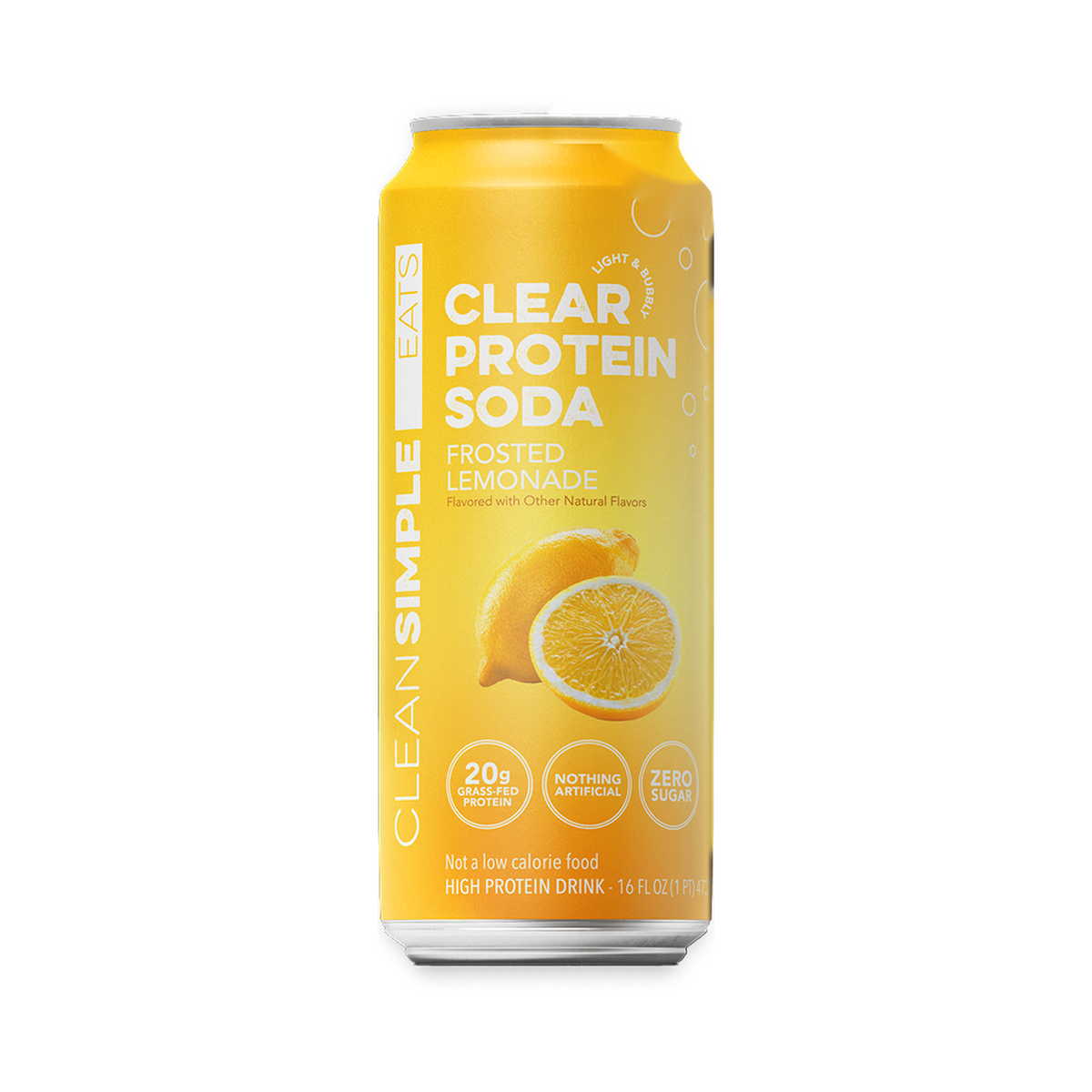 Clean Simple Eats Clear Protein RTD - Frosted Lemonade single can