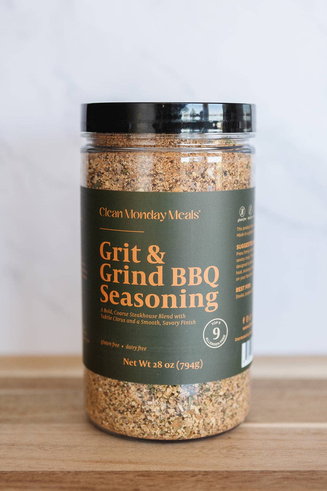 Clean Monday | Grit & Grind BBQ Seasoning