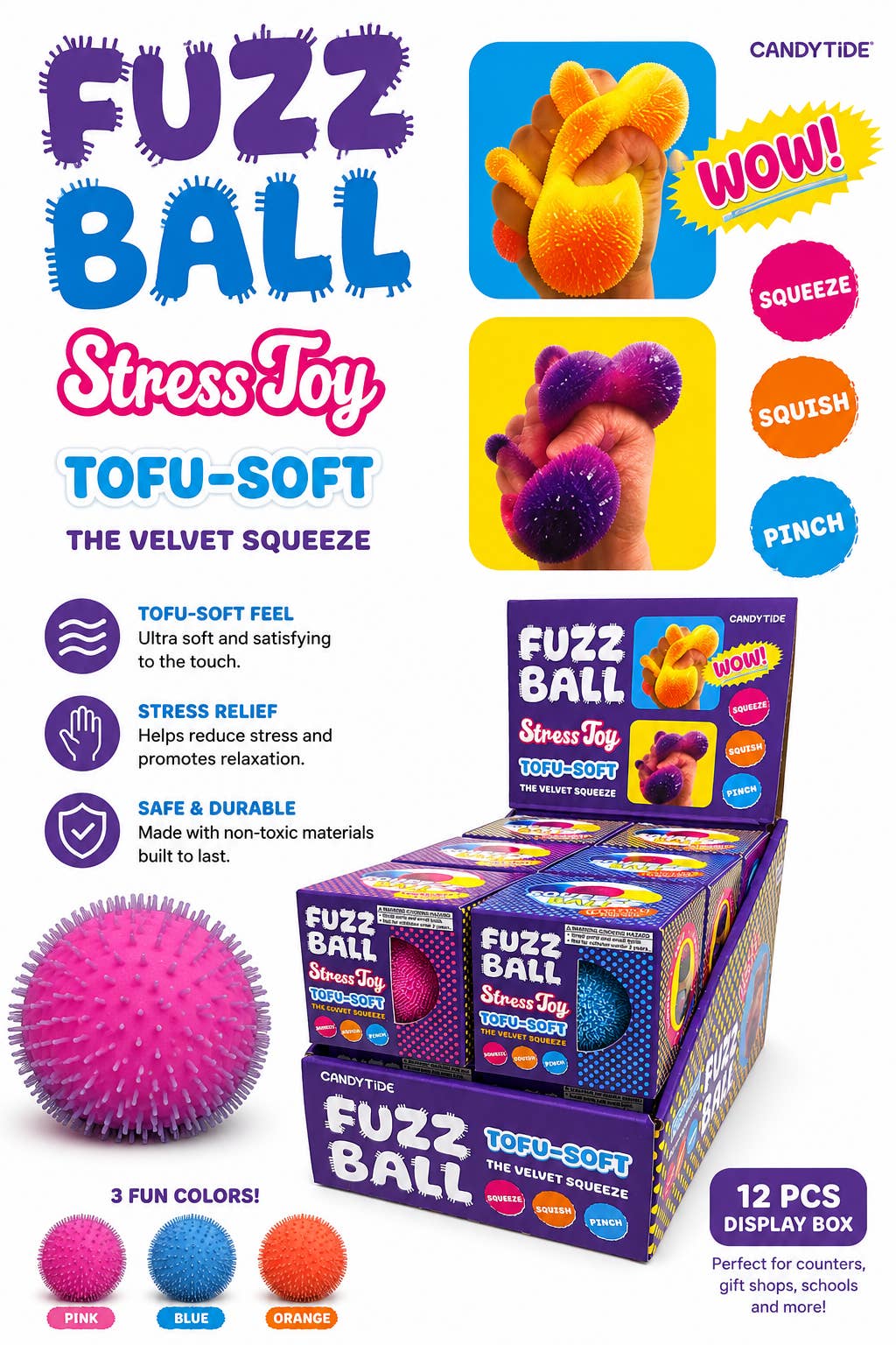 Fuzz Ball Stress Toy