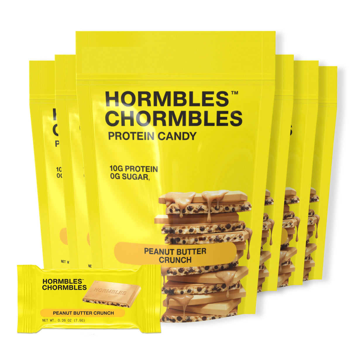 Hormbles Chormbles | Protein Candy Bar - Bag / Peanut Butter Chocolate