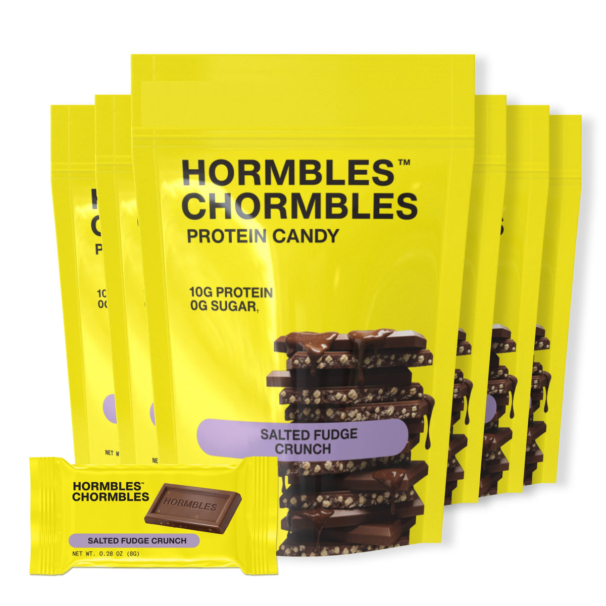 Hormbles Chormbles | Protein Candy Bar - Bag / Salted Fudge Chocolate