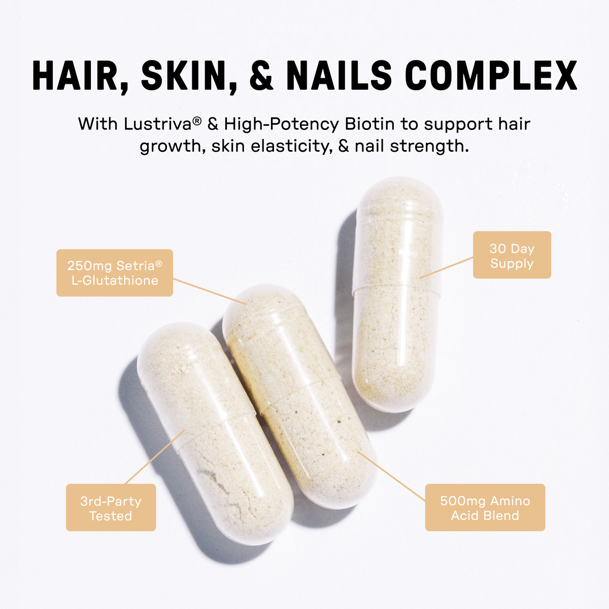 Just Ingredients Hair, Skin & Nails