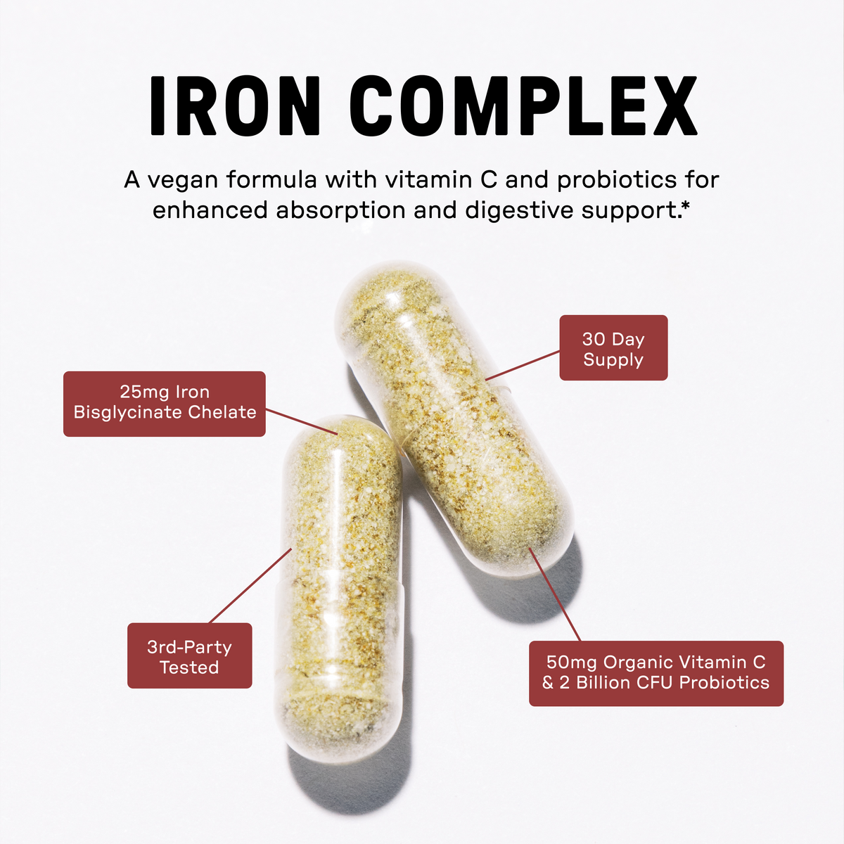 Just Ingredients Iron Complex
