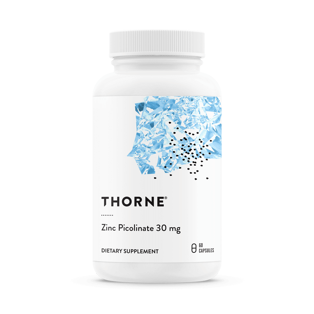 Thorne Zinc Picolinate 30mg, 60 servings