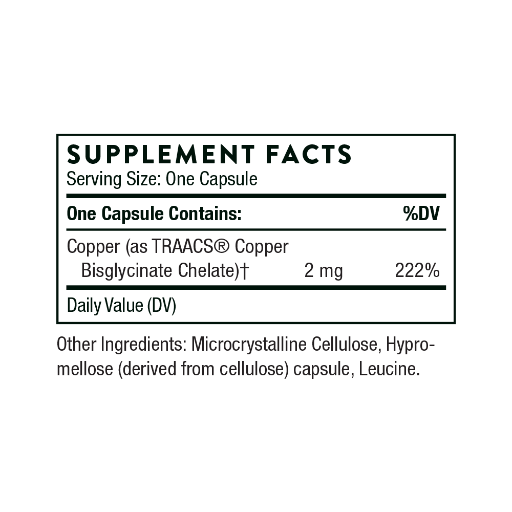 Thorne Copper Bisglycinate