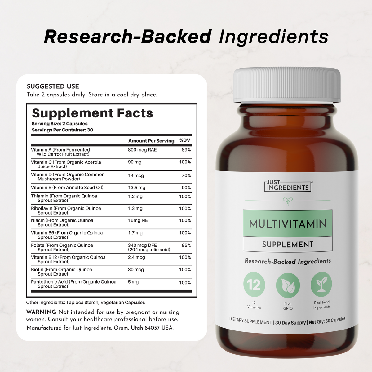 Just Ingredients Multivitamin