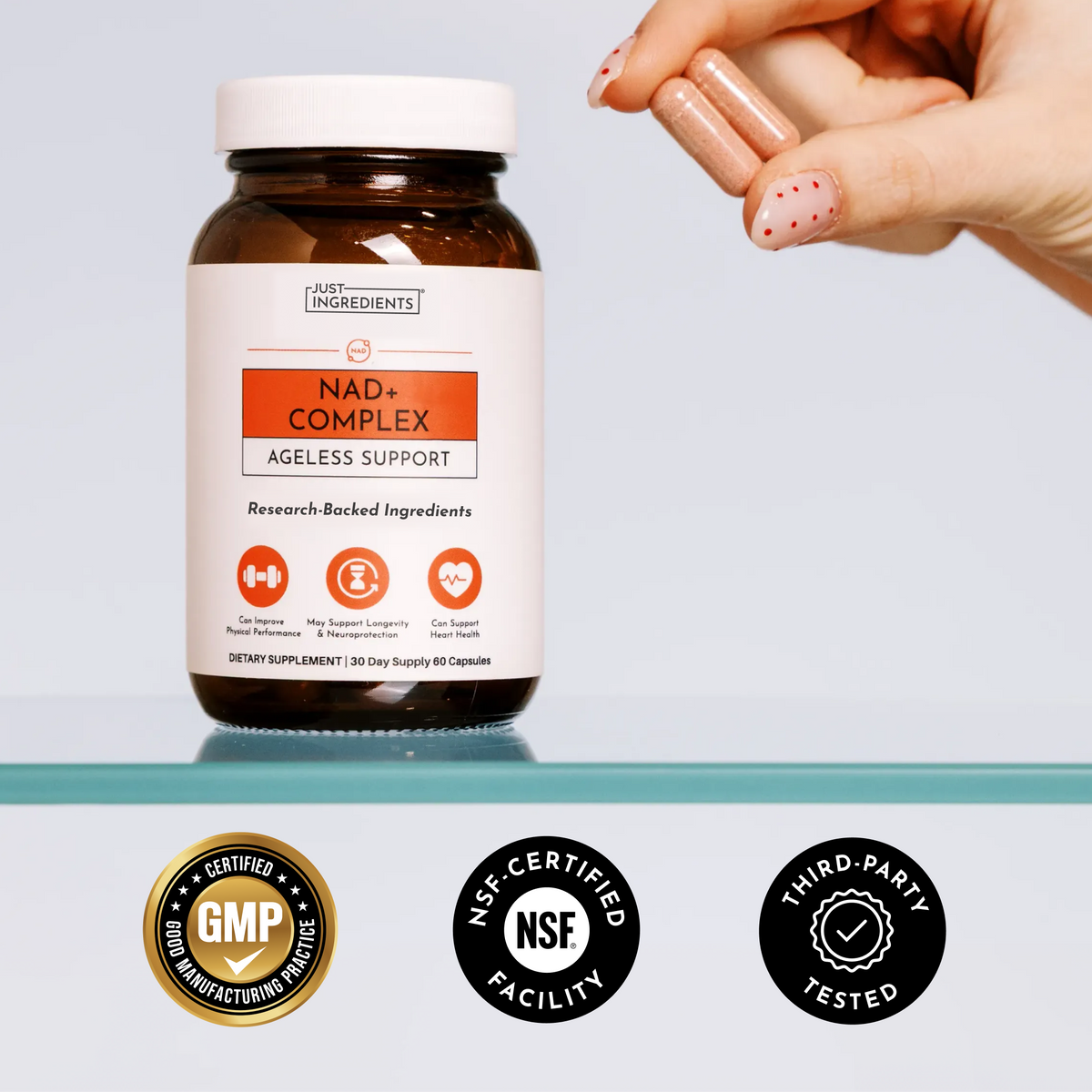 Just Ingredients NAD+ Complex