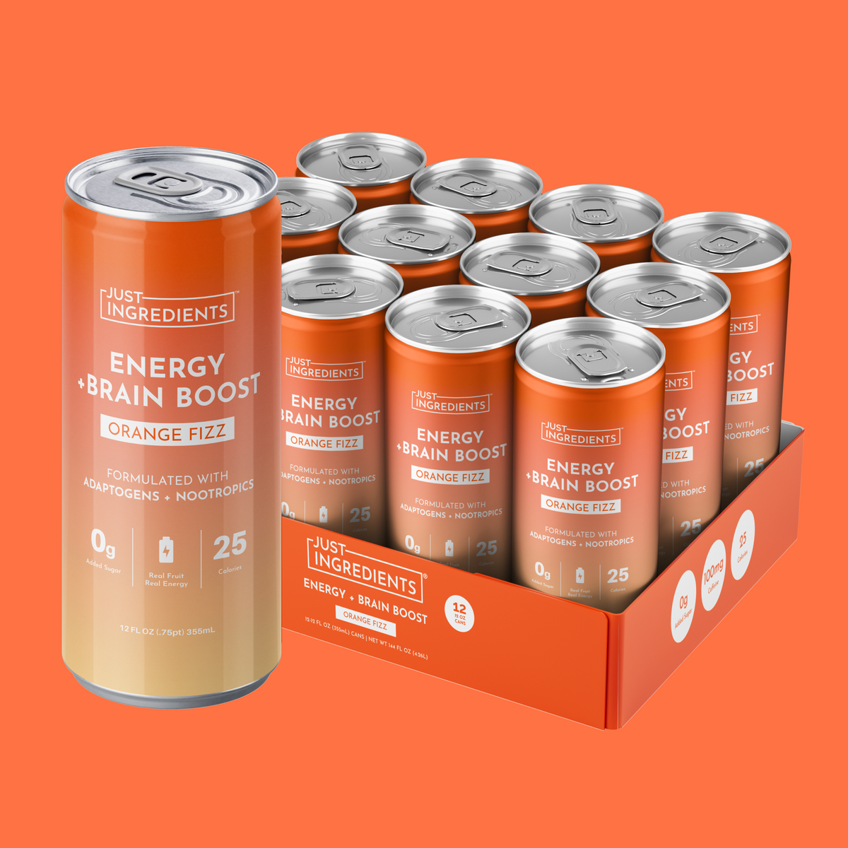 Just Ingredients Energy + Brain RTD