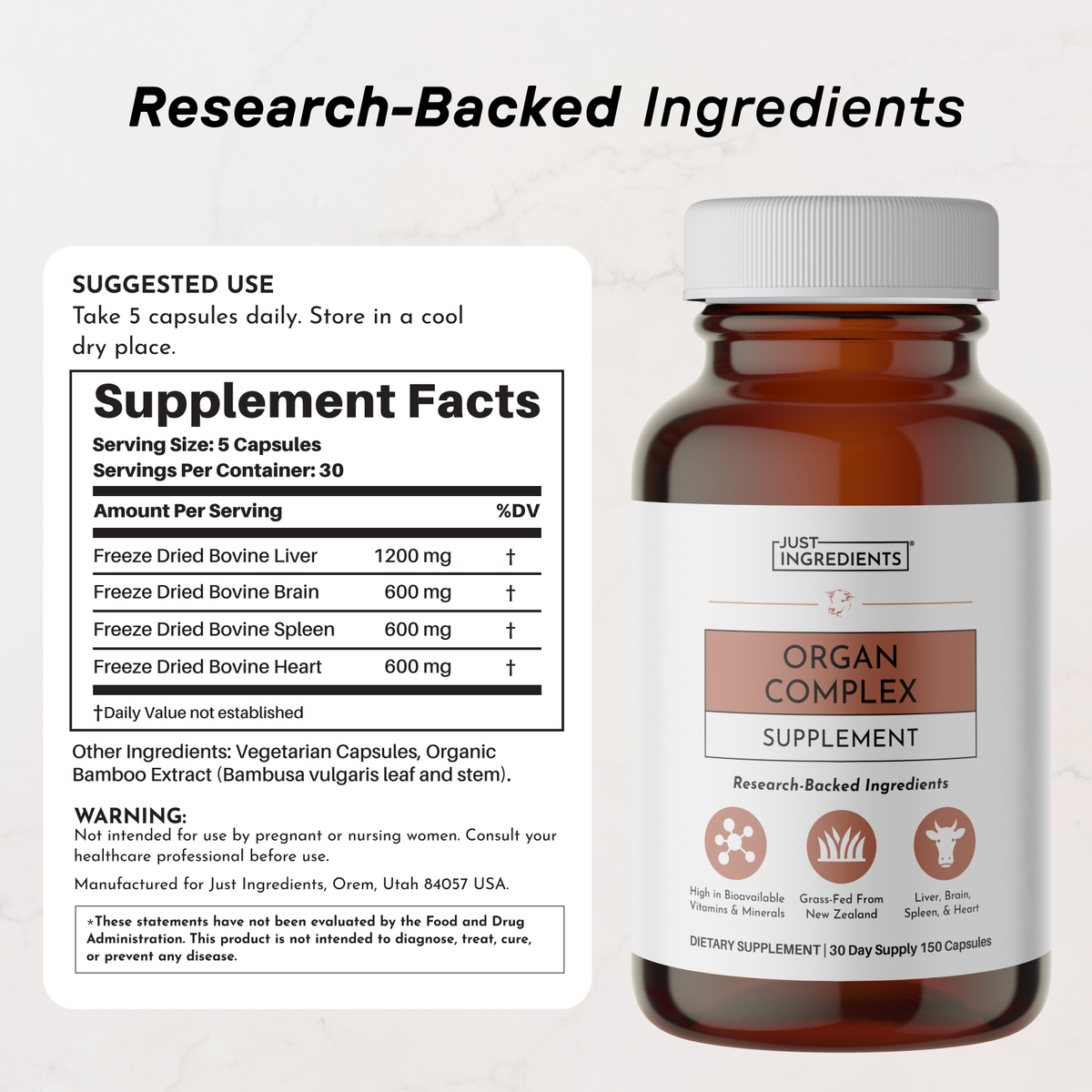 Just Ingredients Organ Complex