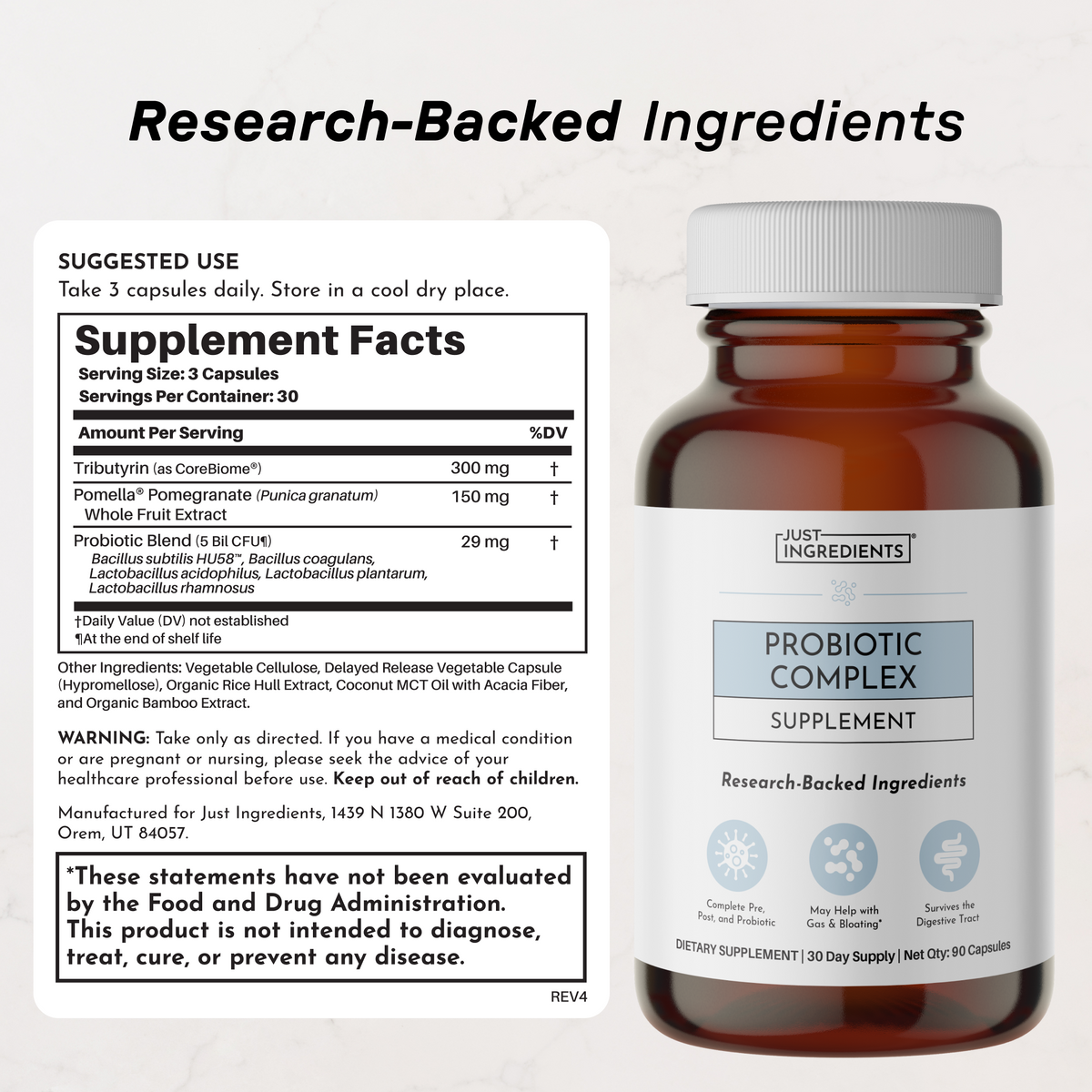 Just Ingredients Probiotic