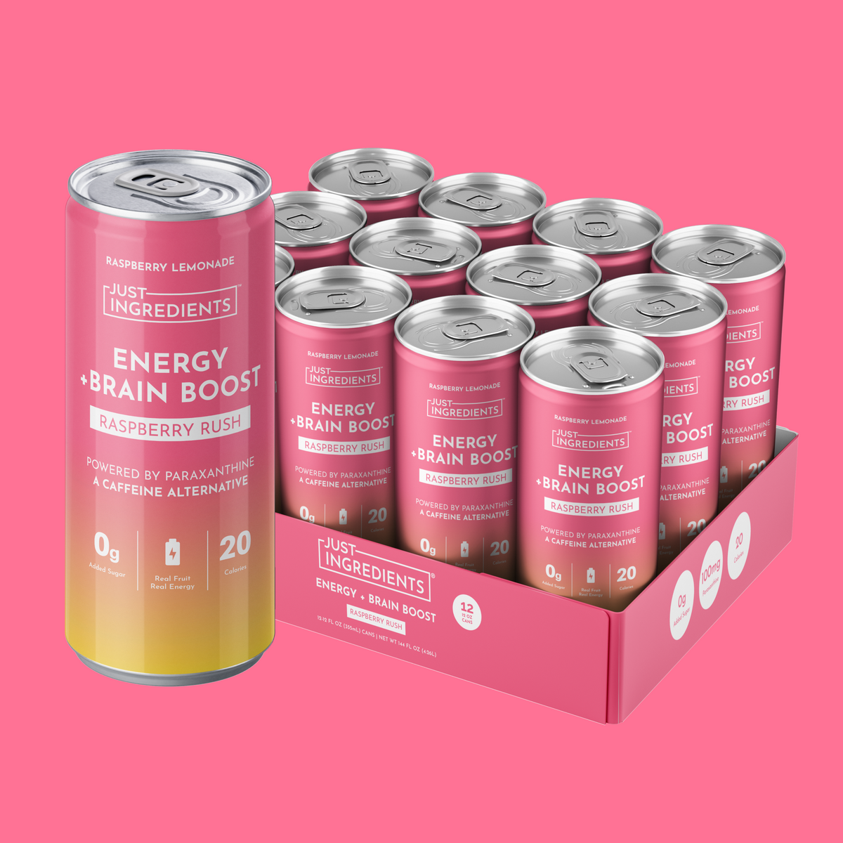Just Ingredients Energy + Brain RTD