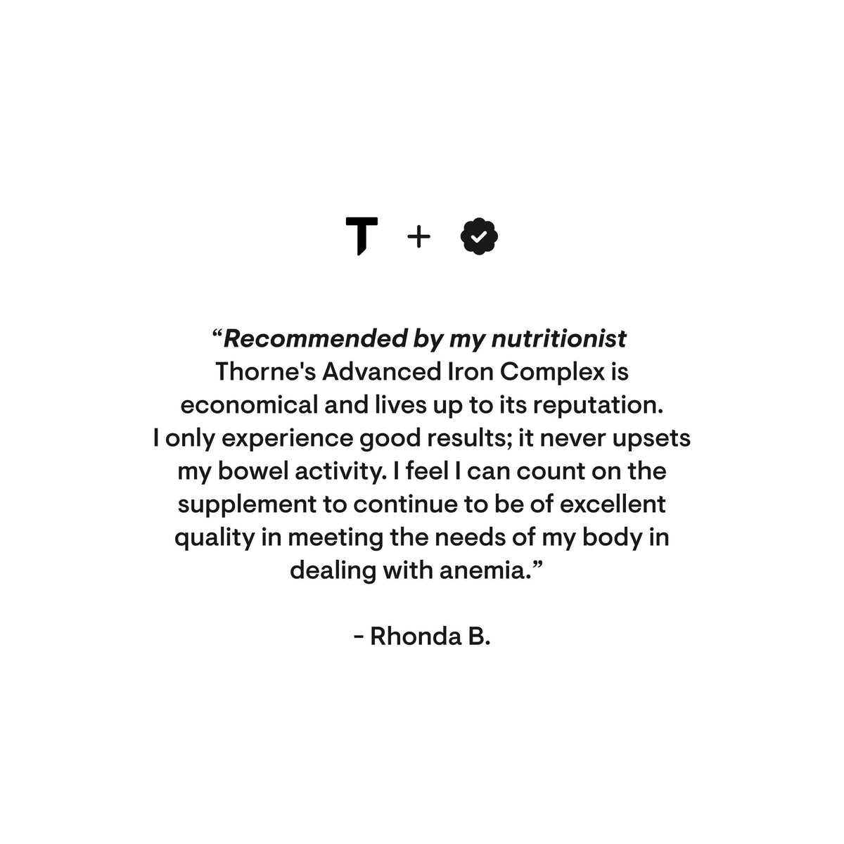Thorne Advanced Iron Complex