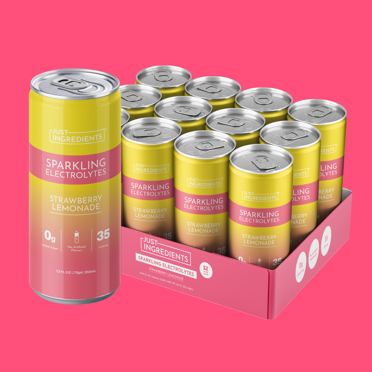 Just Ingredients Sparkling Electrolytes RTD