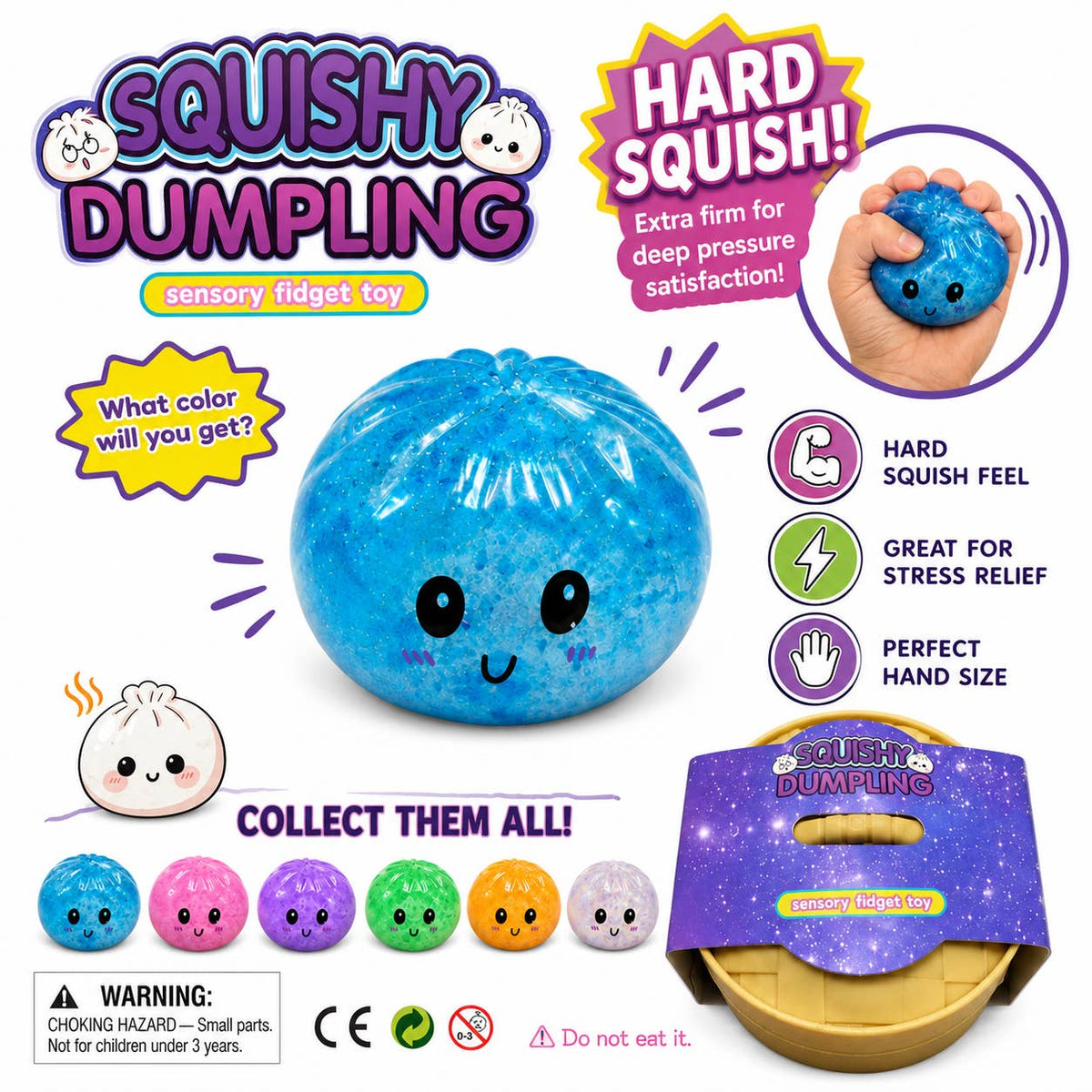 Mini Hard Dumpling Squishy