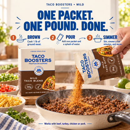 Meal Boosters | Taco Boosters - Mild, 6 Packets