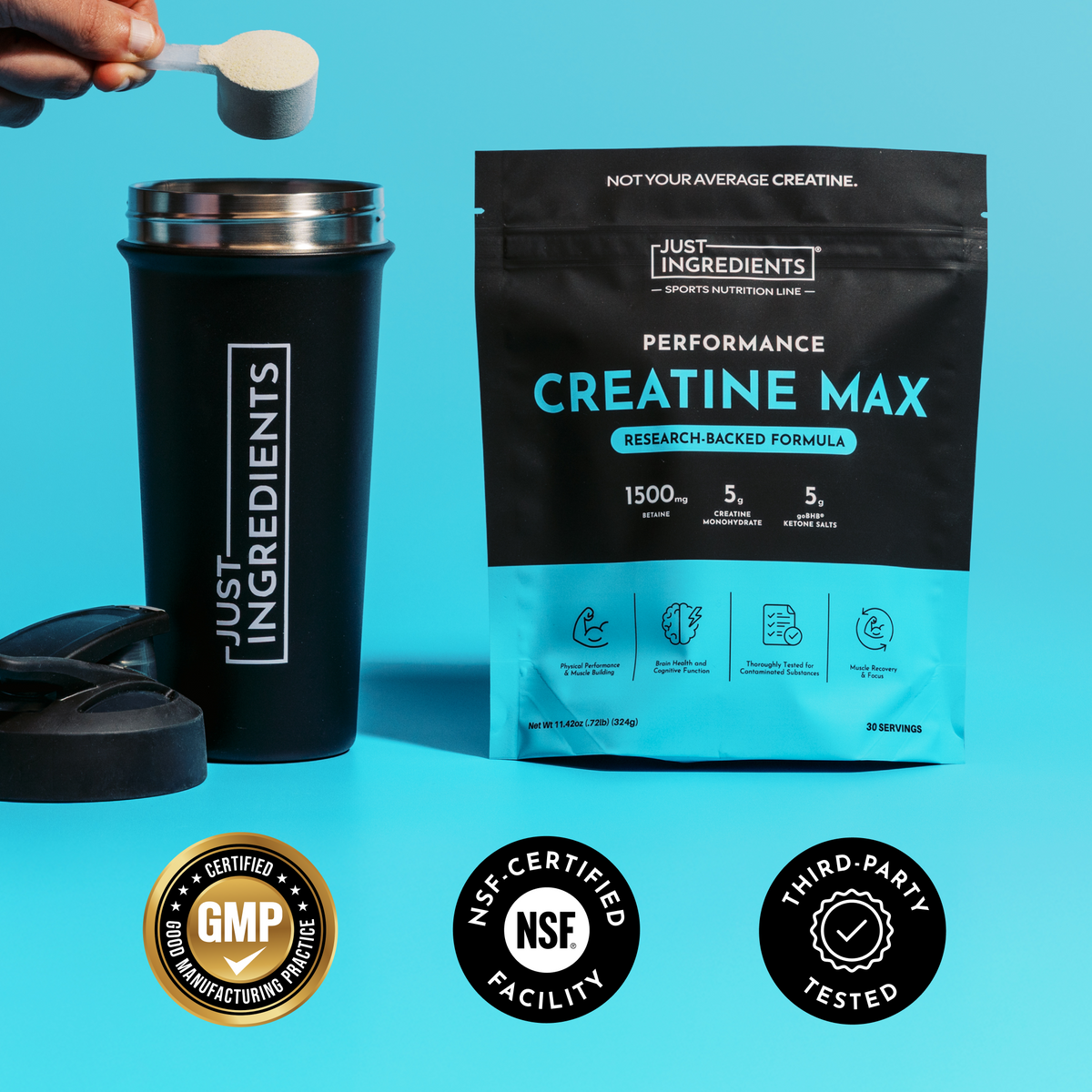 Just Ingredients Sports Line Creatine MAX