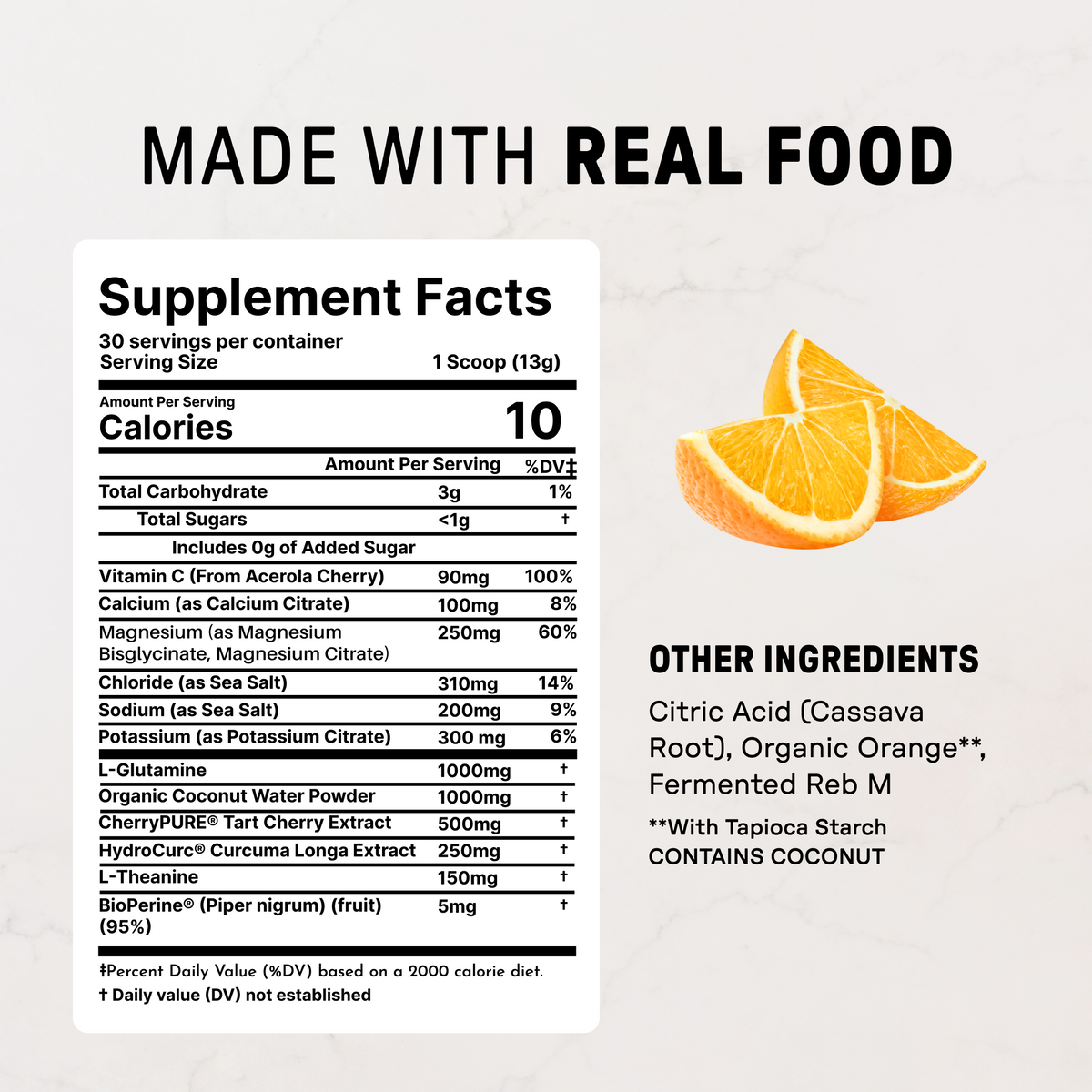 Just Ingredients Sports Line Recovery Powder