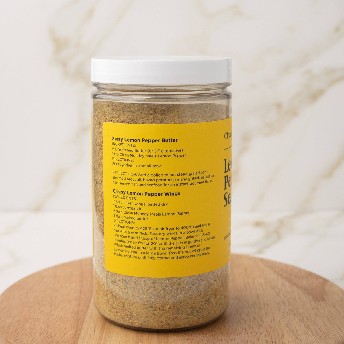 Clean Monday | Lemon Pepper Seasoning