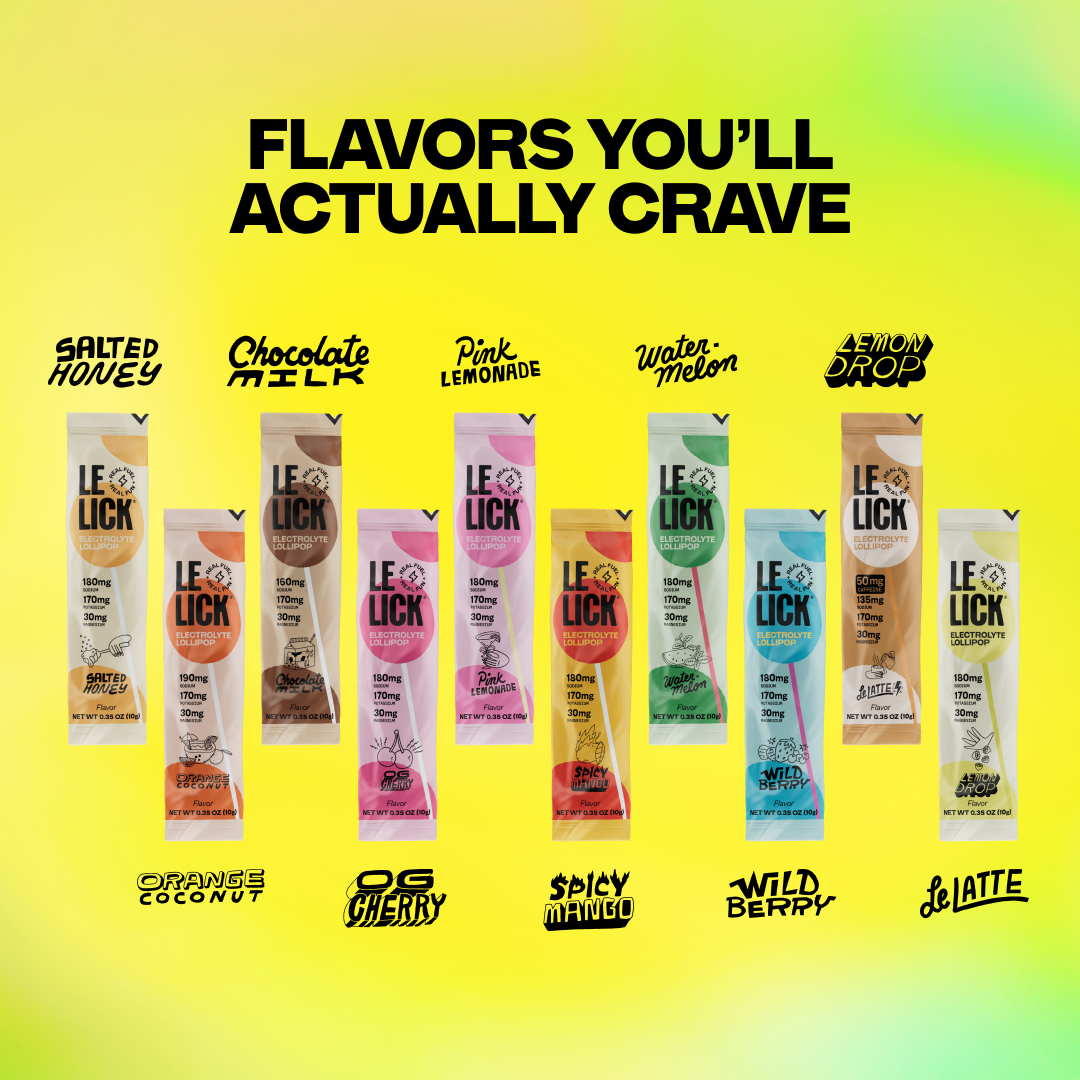 LeLick | Electrolyte Lollipops