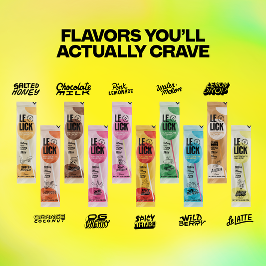 LeLick | Electrolyte Lollipops