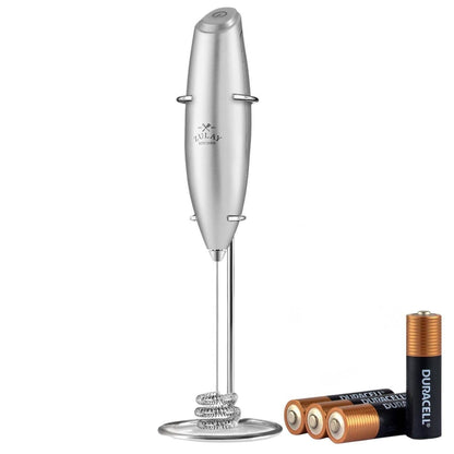 Zulay Kitchen | Tornado Milk Frother Whisk – Includes 4 AA Batteries