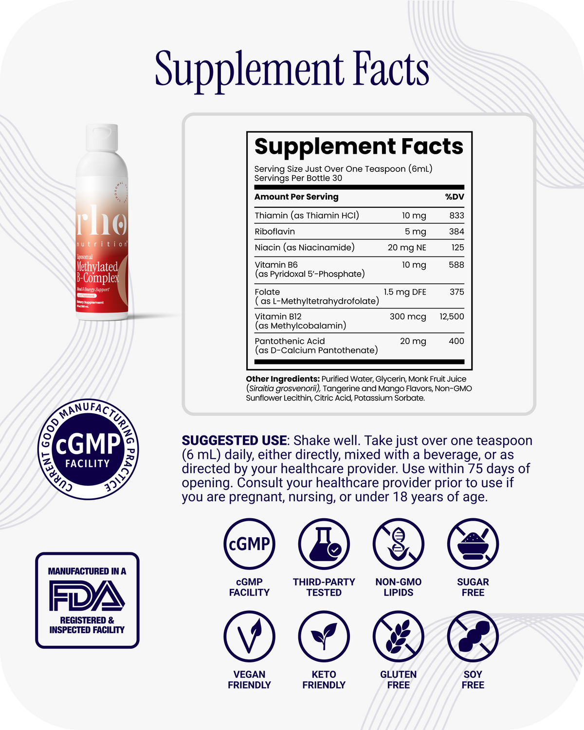 RHO Methylated B-Complex