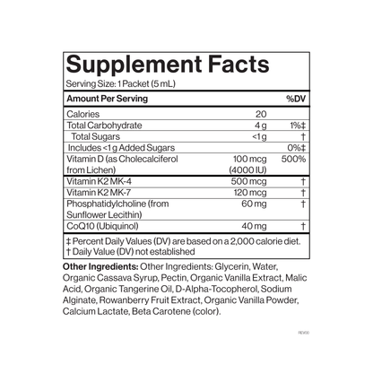 Cymbiotika | Liposomal Vitamin D3 + K2 + CoQ10