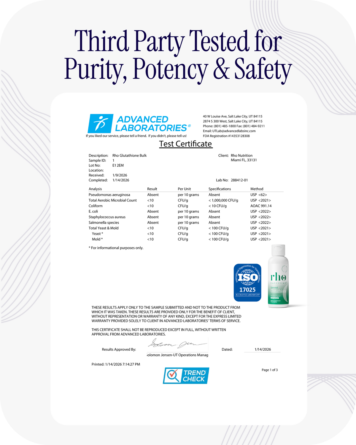 RHO Glutathione